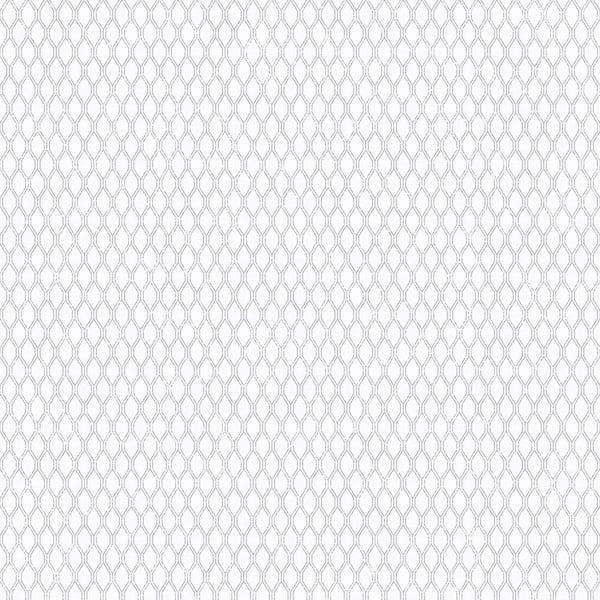 Unbranded Geometric Double Links Grey Matte Finish Non-Woven Non-Pasted Wallpaper Roll