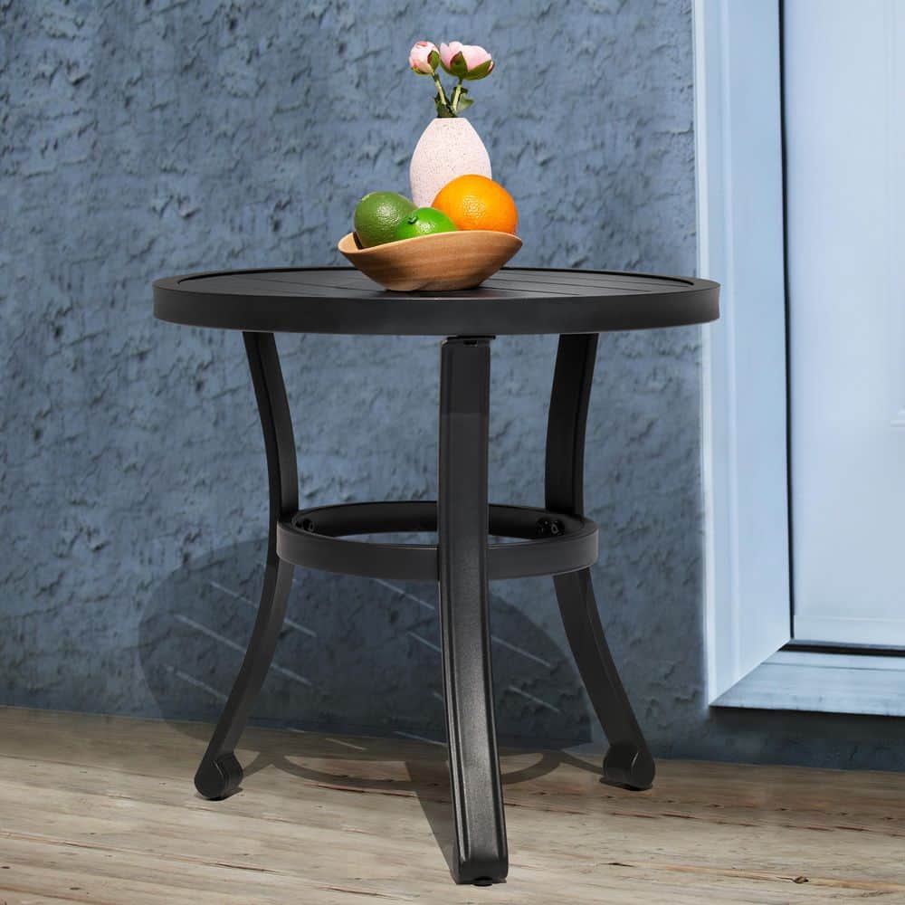 Black Metal Outdoor Bistro Coffee Table price history on PriceWatchPro