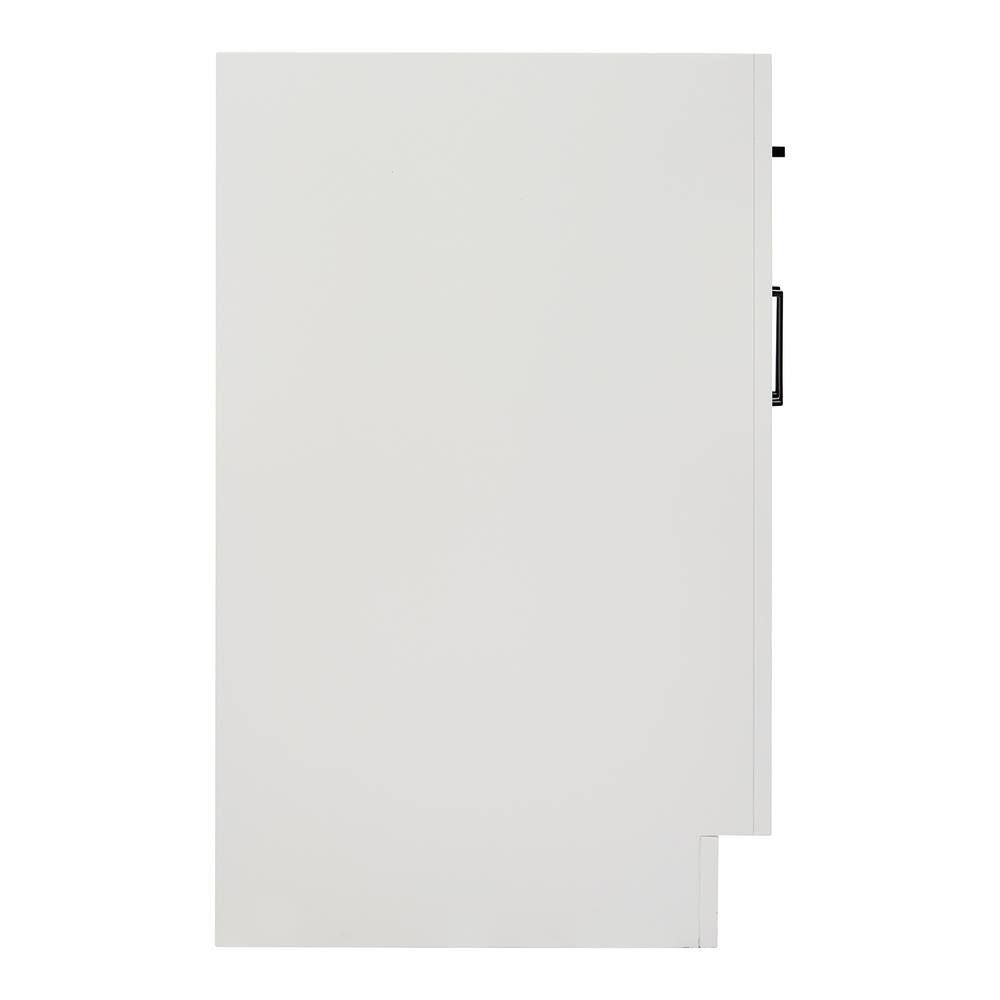 Hepburn 66'' White Double Freestanding Bathroom Vanity Base