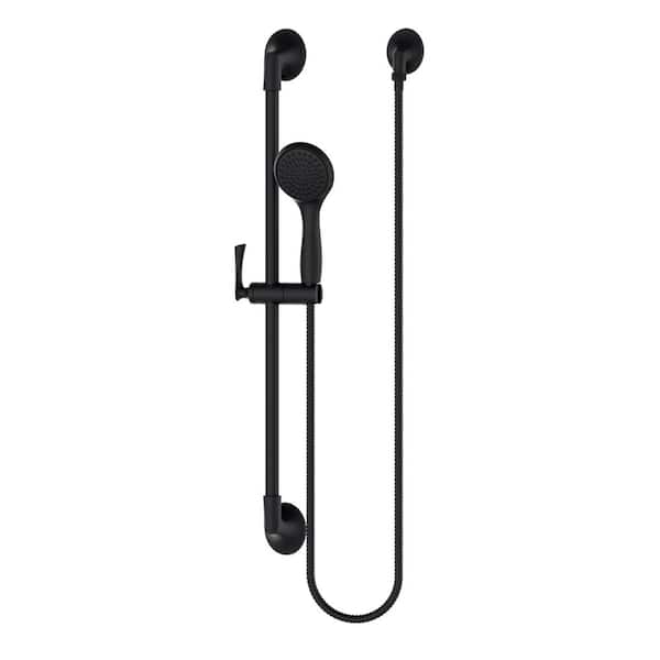 Pfister Rhen 1-Spray Slide Bar Hand Shower in Matte Black