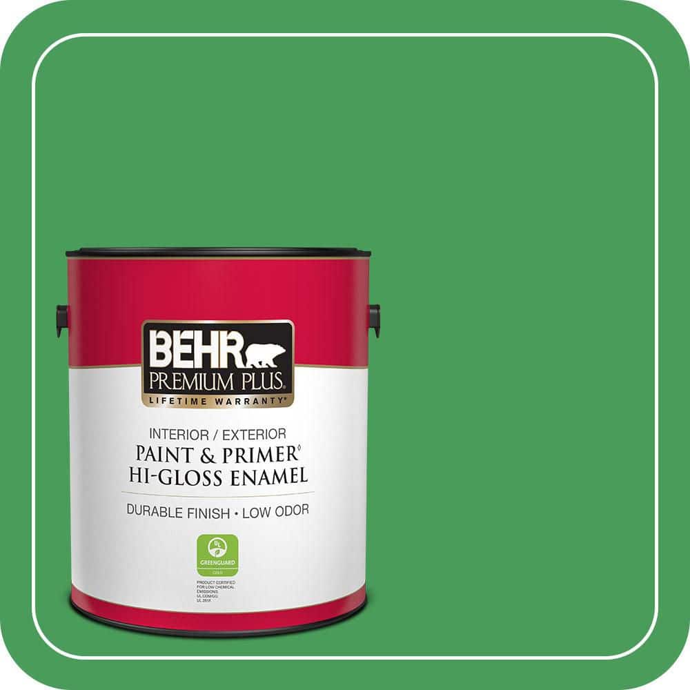 1 gal. #P400-6 Clover Patch Hi-Gloss Enamel Interior/Exterior Paint & Primer price history on PriceWatchPro