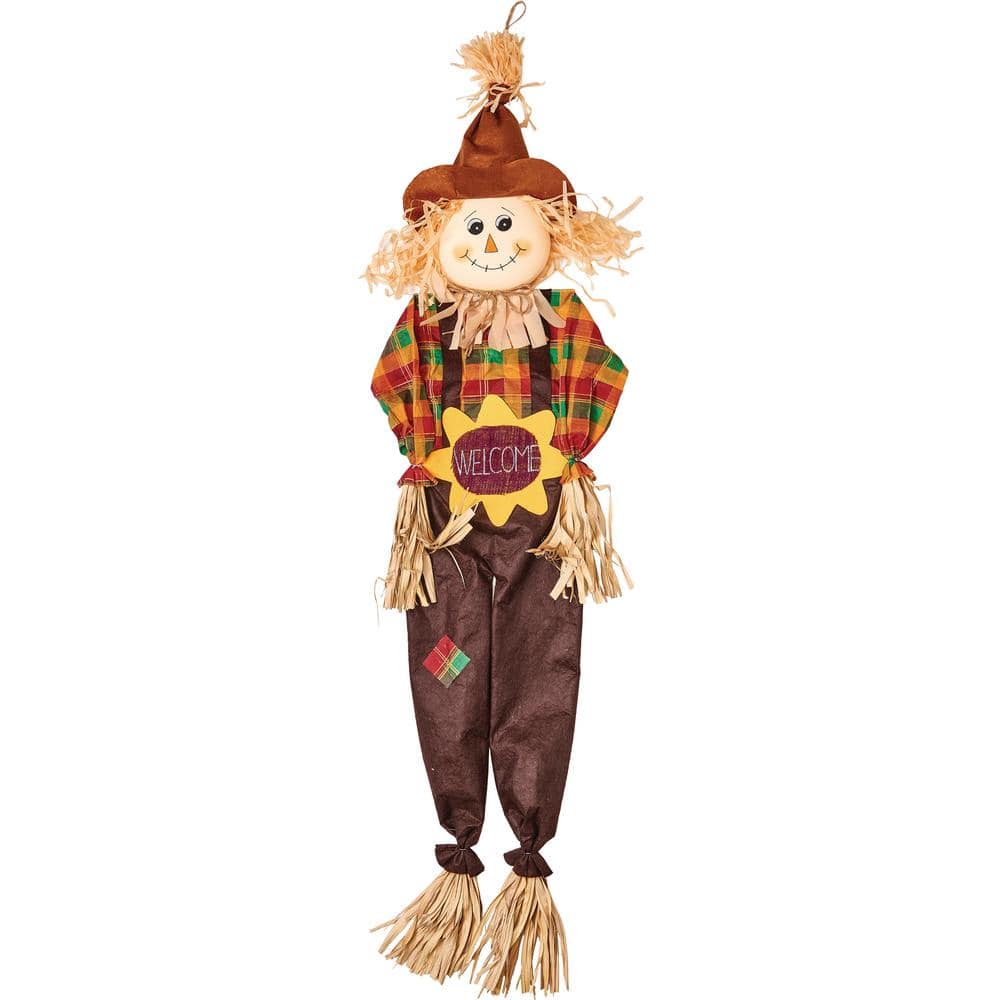 Worth Imports 60 in. Hanging Scarecrow, Sunflower Sign 2247SF - The ...