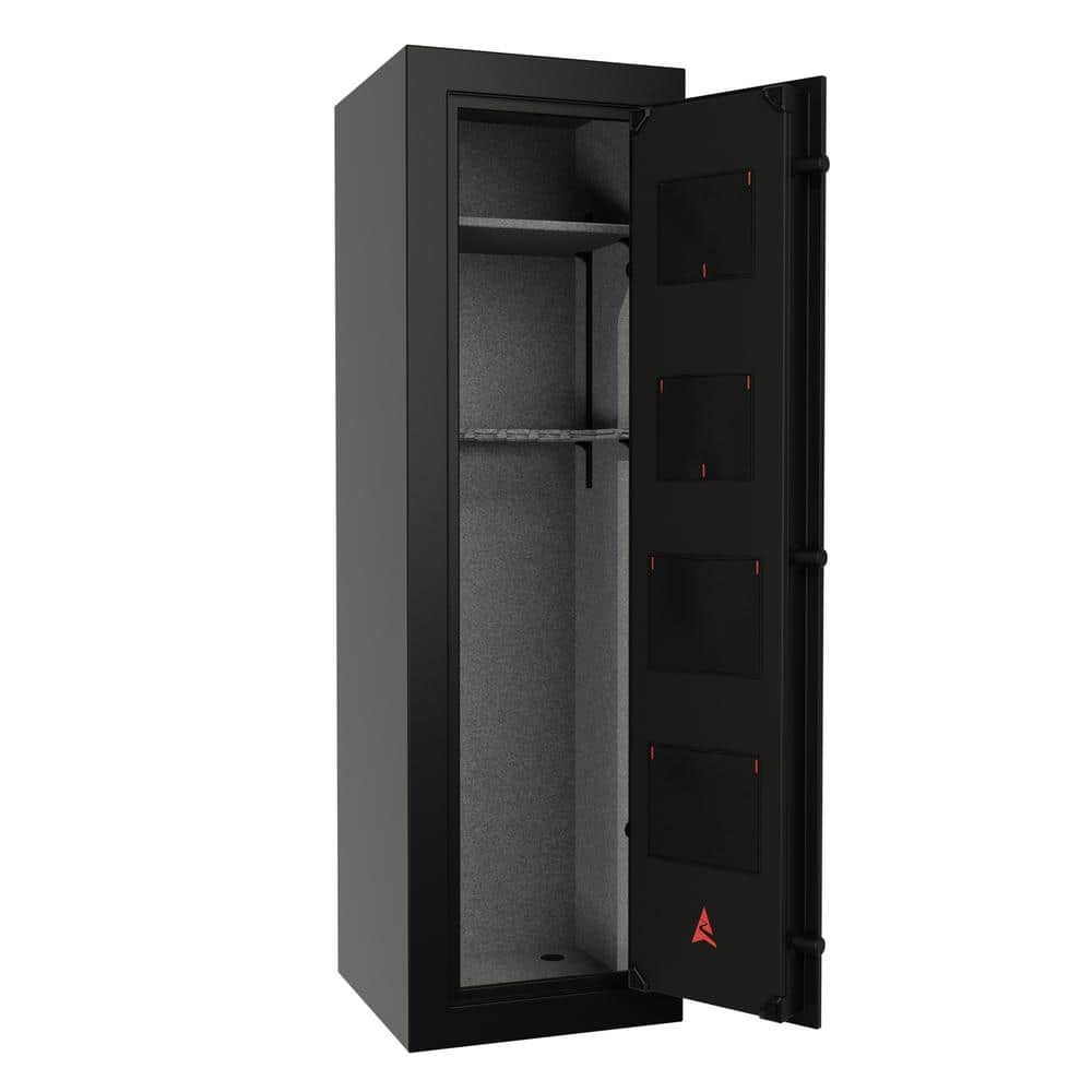 Black Fireproof Digital Gun Safe with Dual Lock System