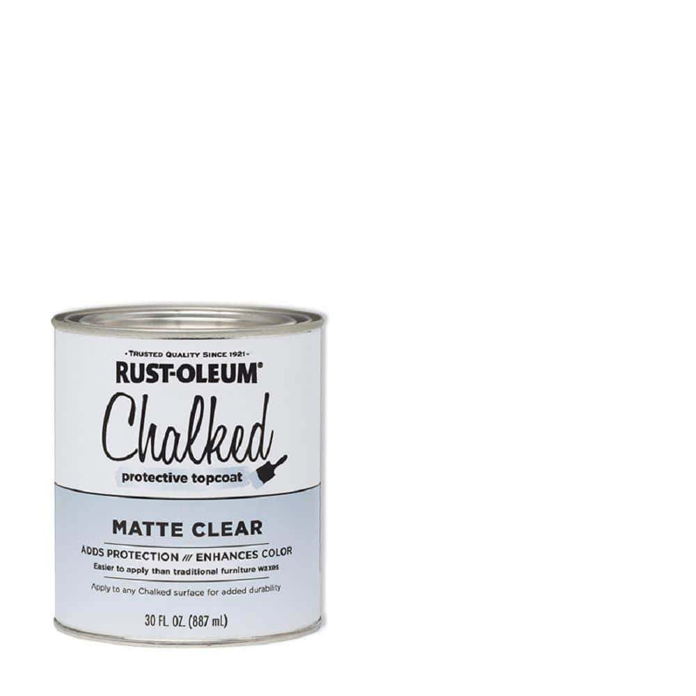 Rust-Oleum® Chalked Protective Topcoat - Matte Clear, 30 fl oz - Foods Co.