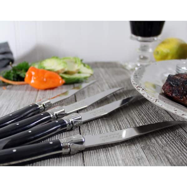 laguiole 4 steak knives black