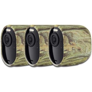 Arlo Ultra/Ultra 2 and Pro 3/Pro 4 Protective Silicone Skins - Accessorize Protect Your Arlo Camera (3-Pack, Camouflage)