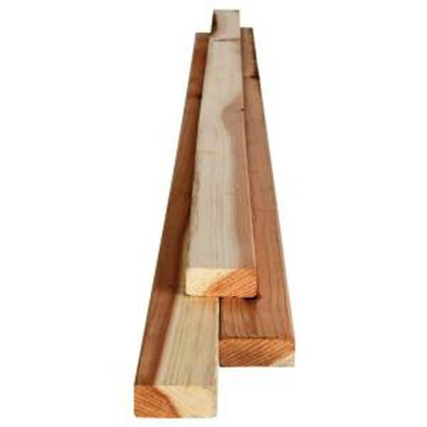 2 in. x 4 in. x 8 ft. Construction Common Redwood Lumber 436321 - The Home  Depot