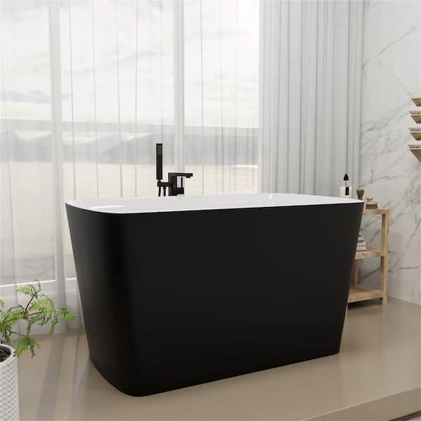 hanako。A15 黒　FRAMe WORK Reviews for Mokleba 47 in.L x 27.55 in.W Japanese Soaking Acrylic