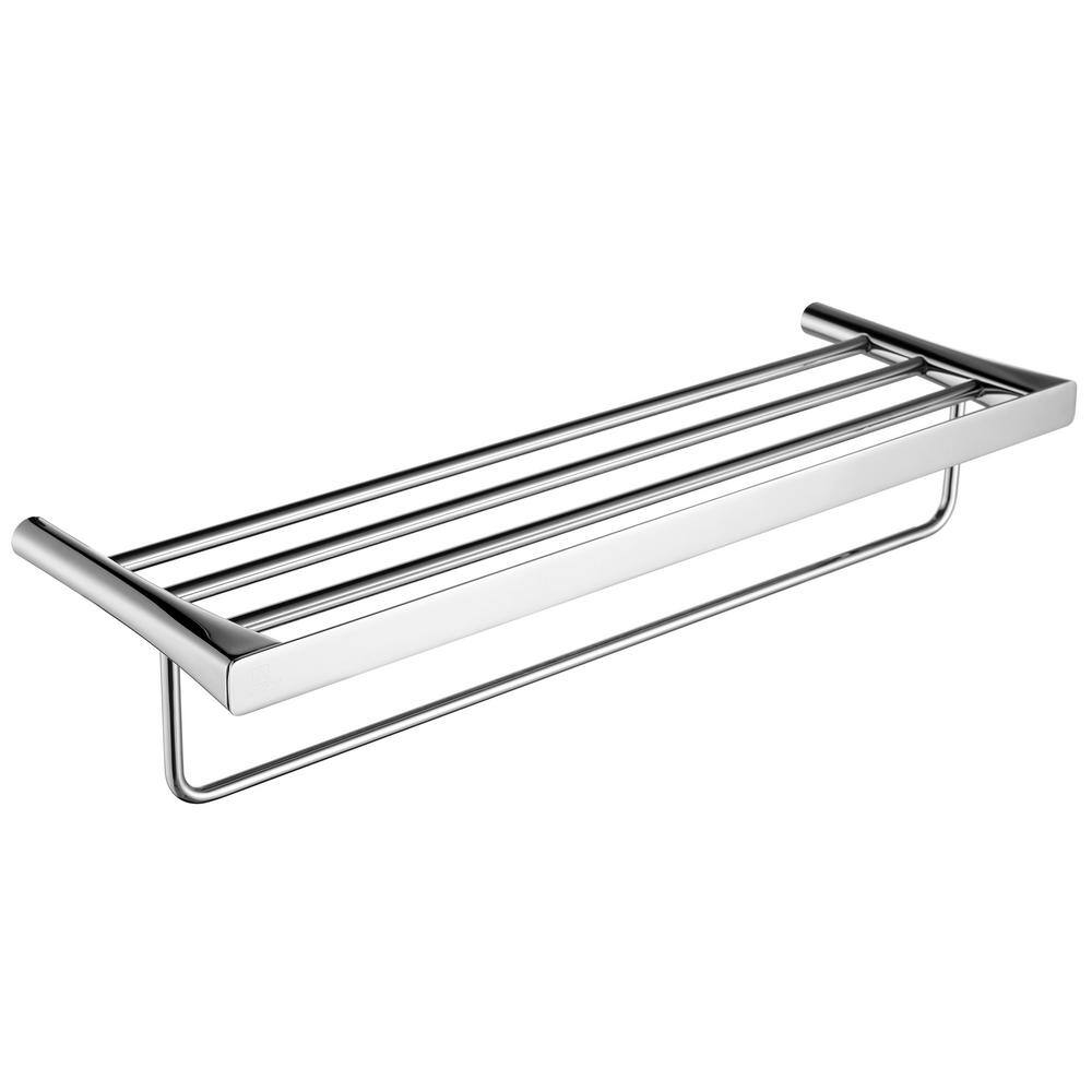 ANZZI Caster 3 Series 5 Bar Towel Rack in Polished Chrome AC-AZ058 ...