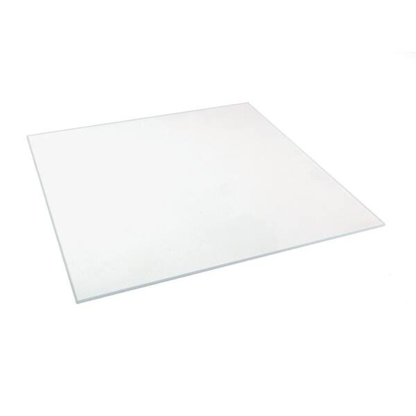 Unbranded 16 in. x 20 in. x 3/32 in. Clear Glass