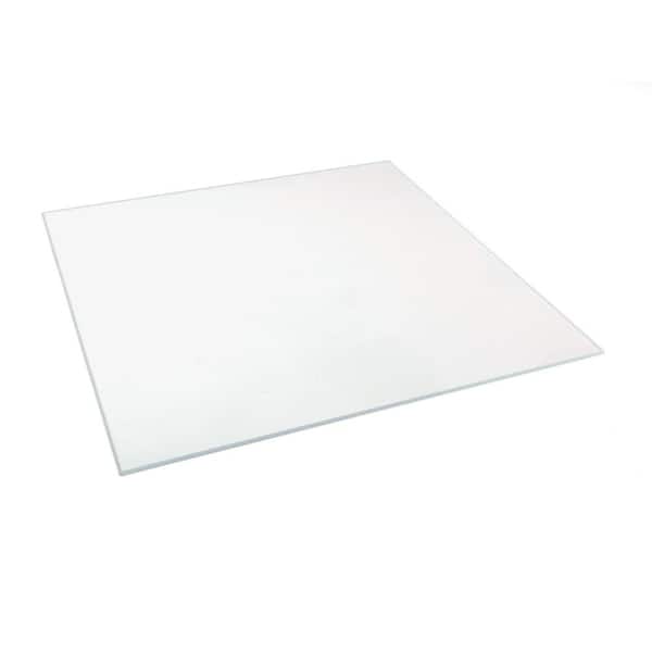 Unbranded 18 in. x 24 in. x 0.0937 in. Clear Glass