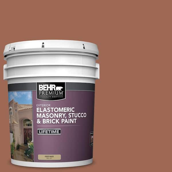 BEHR PREMIUM 5 gal. #S180-6 Perfect Penny Elastomeric Masonry, Stucco and Brick Exterior Paint