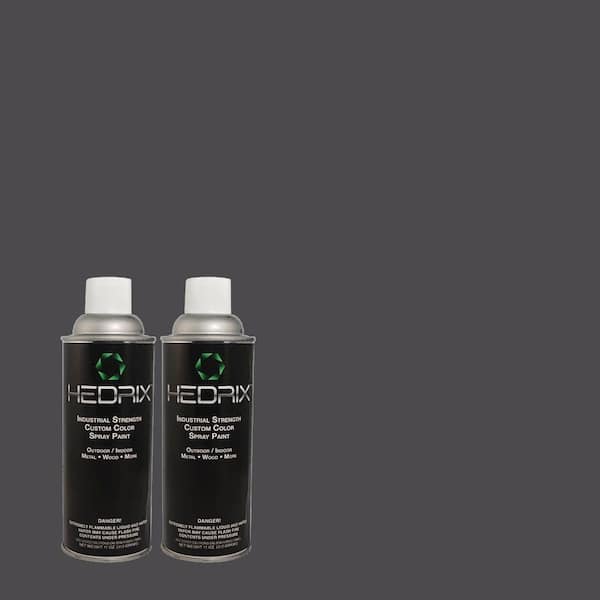 Hedrix 11 oz. Match of ECC-33-3 Dark Sea Low Lustre Custom Spray Paint (2-Pack)
