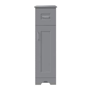 Hawthorne Assembled 13 in. W x 44-13/16 in. H x 22 in. D Bath Mid Auxiliary Cabinet in Twilight Gray