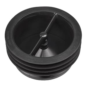 4 in. x 4 ft. Green Drain Black Silicon Waterless Trap Seal