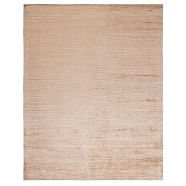 Mirage 9 ft. x 12 ft. Gold Solid Color Area Rug