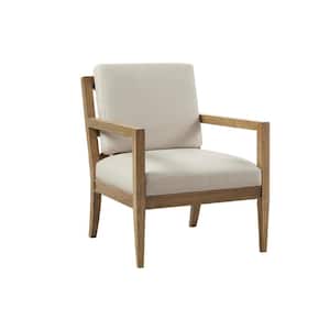 Bianca Ivory Arm Chair with Upholstered