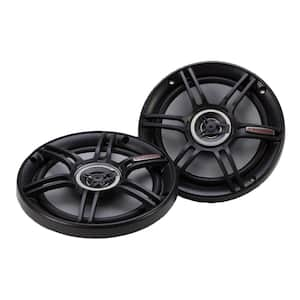 Crunch 300-Watt 6.5 in. Coax Shallow 4 Ohms CS Speakers, Black