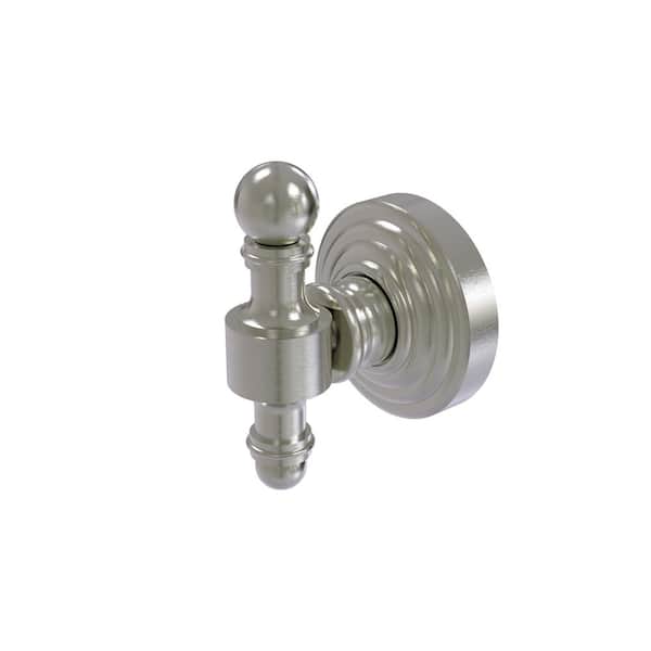 Allied Brass Retro Wave J-Robe Hook in Satin Nickel