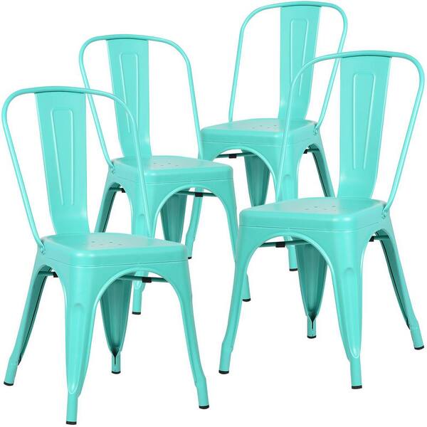 EDGEMOD Trattoria Aqua Side Chair (Set of 4)