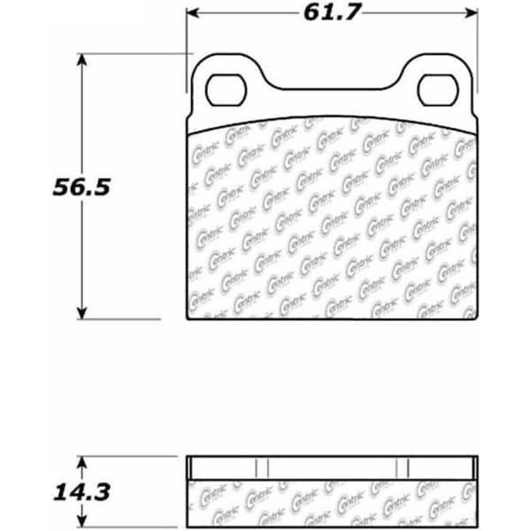 Centric Parts Disc Brake Pad Set