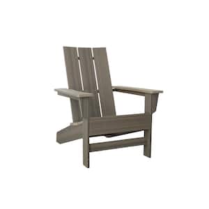 Aria Coastal Gray Recycled Plastic Adirondack Chair