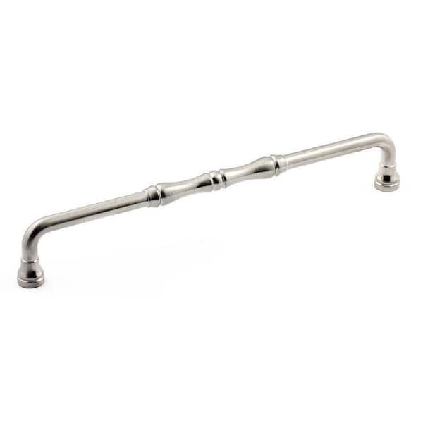 Richelieu Hardware Boucherville Collection 7 9/16 in. (192 mm) Brushed Nickel Traditional Cabinet Bar Pull