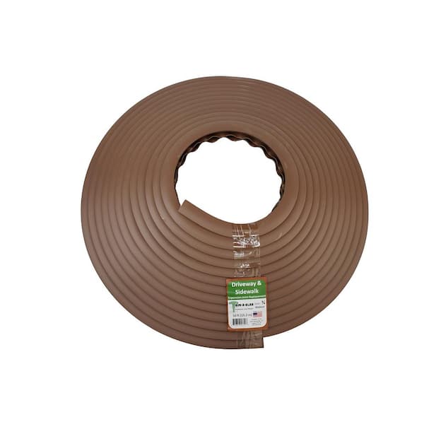 Trim-A-Slab 1/2 in. x 25 ft. Concrete Expansion Joint in Walnut 3622