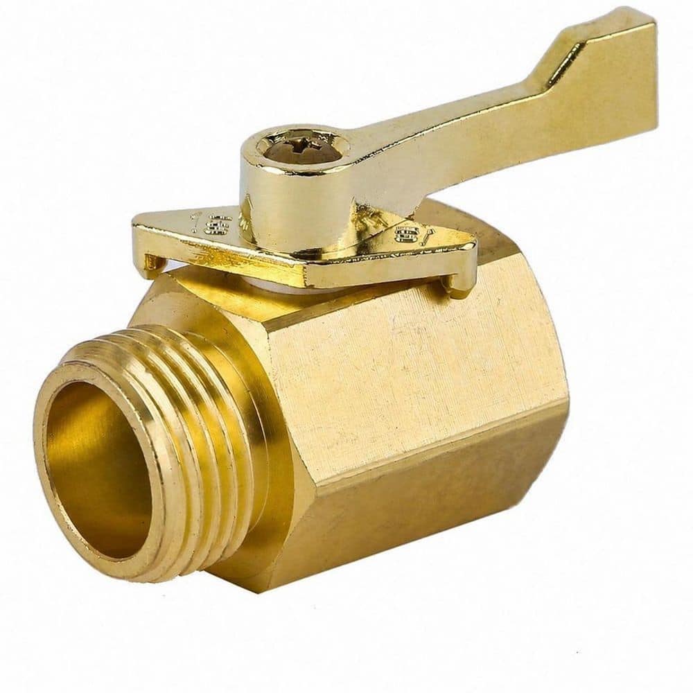 Super Heavy Duty Brass Shut Off Valve 3/4 Inch Garden Hose Connector Full Port Ball Valve Large Handle price history on PriceWatchPro