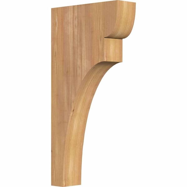 Ekena Millwork 3-1/2 in. x 12 in. x 24 in. Western Red Cedar Yorktown Smooth Corbel