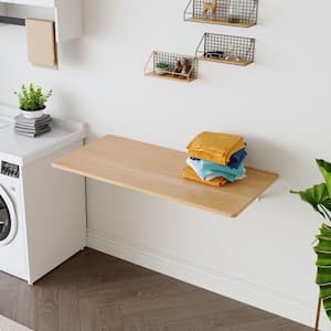SUNRINX 44.8 in. W x 22 in. D White Wood Folding Mounted
