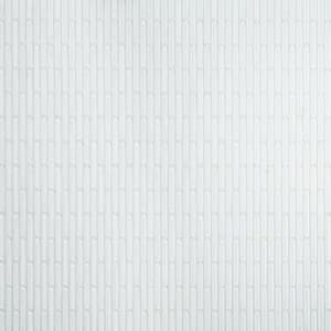 Reed Super White 11.81 in. x 12.04 in. Polished Glass Wall Mosaic Tile (0.98 sq. ft./Each)