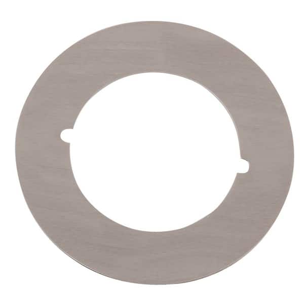 Adapter or Trim Plate for Door Knob Satin Nickel Finish (2 Pack)