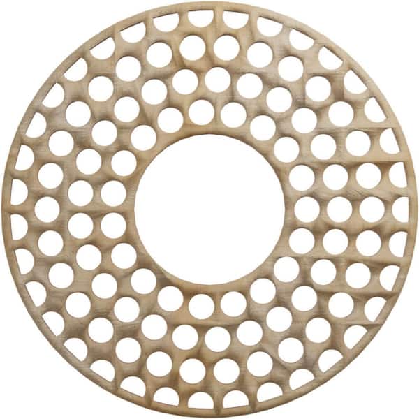 Ekena Millwork 0.25 in. x 7.25 in. x 20 in. Wood Medallion Moulding