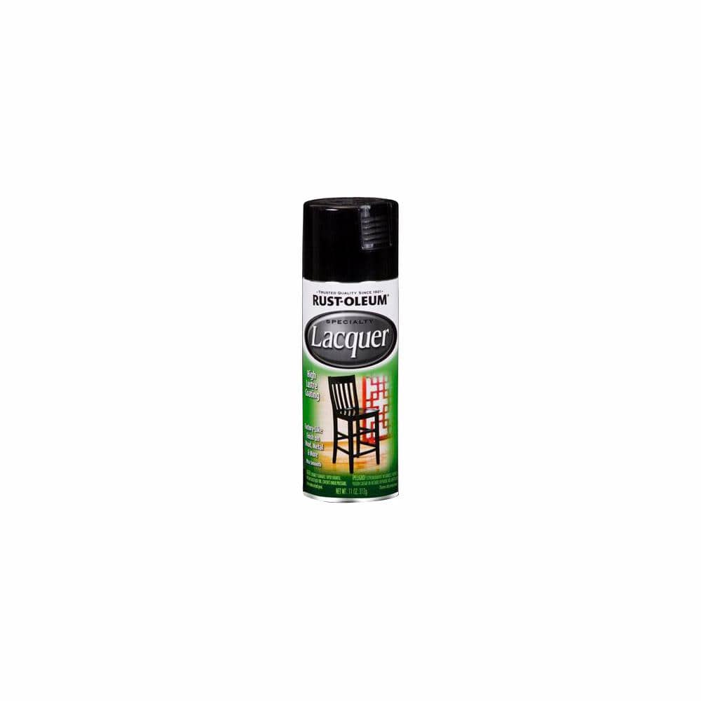 Rust-Oleum Specialty 11 oz. Gloss Black Lacquer Spray (6-Pack)