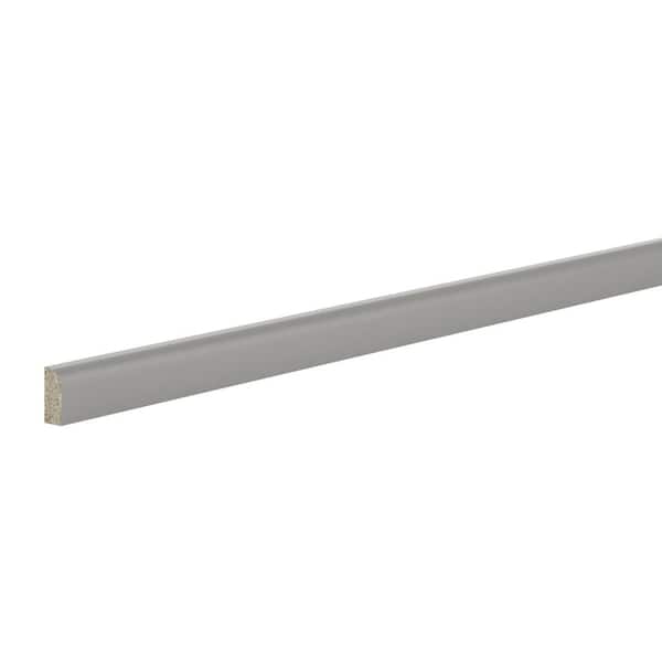 Hampton Bay 0.25 in. x 96 in. Scribe Molding in Warm Grey