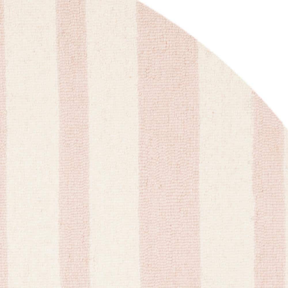 Ivory Whimsy Round Hand-Tufted Wool Kids' Rug - 59"