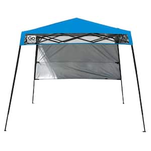 6 ft. x 6 ft. Blue Go Hybrid Compact Backpack Canopy