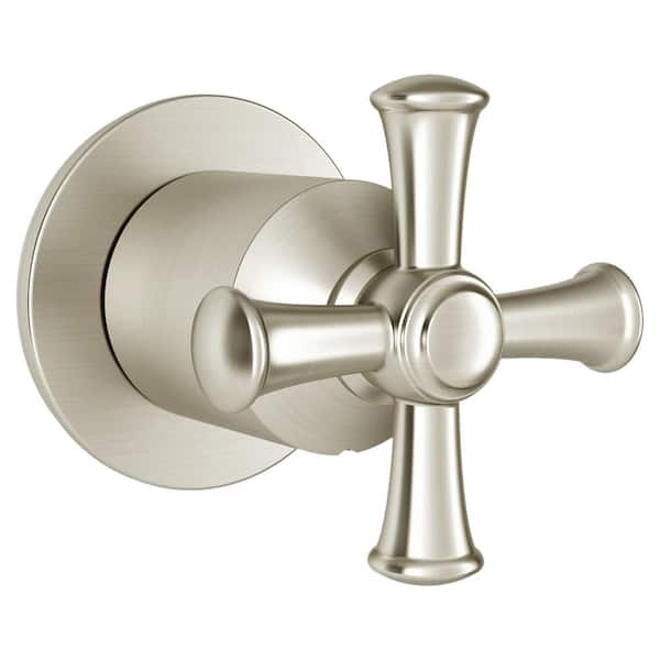 American Standard Delancey Cross 1-Handle Diverter Valve Trim Kit in Brushed Nickel (Valve Not Included)