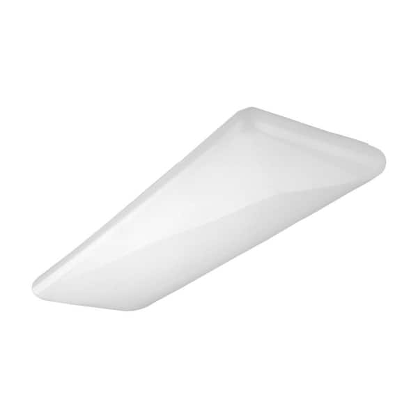 NICOR 150-Watt Equivalent White Integrated LED Designer Cloud Wraparound Fixture, 4000K