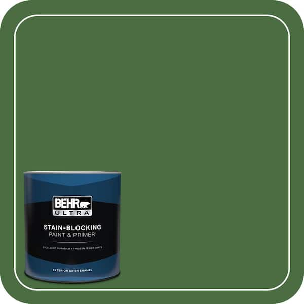 BEHR ULTRA 1 qt. #S-H-440 Pine Scent Satin Enamel Exterior Paint & Primer