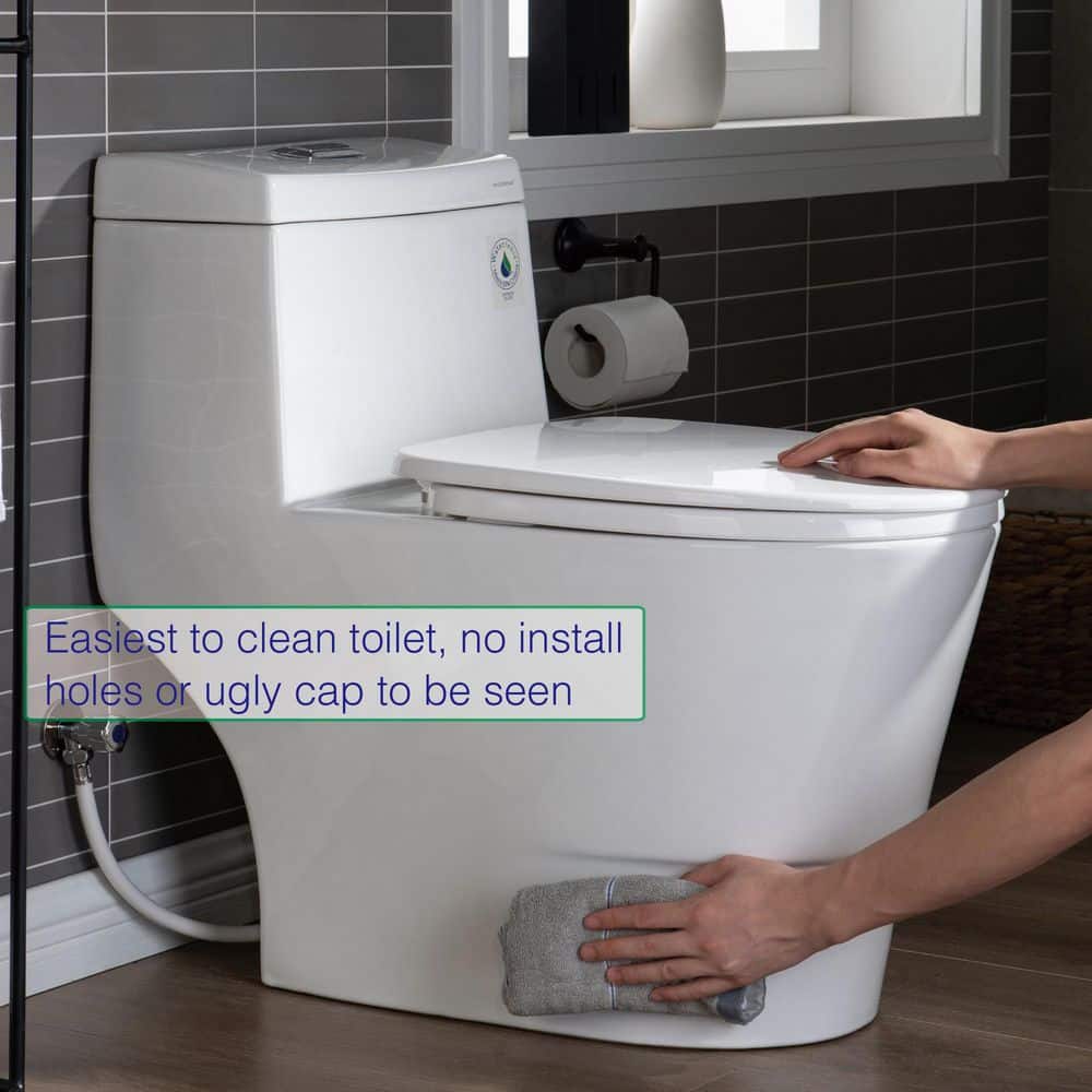 Elongated Wall Mounted Dual Flush High Efficiency Toilet