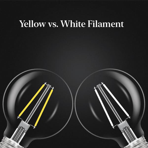 Feit Electric 40-Watt Equivalent G25 Dimmable White Filament CEC Clear  Glass E26 Medium Globe LED Light Bulb Soft White 2700K (3-Pack)  G2540927CAWFILHDRP/3 - The Home Depot