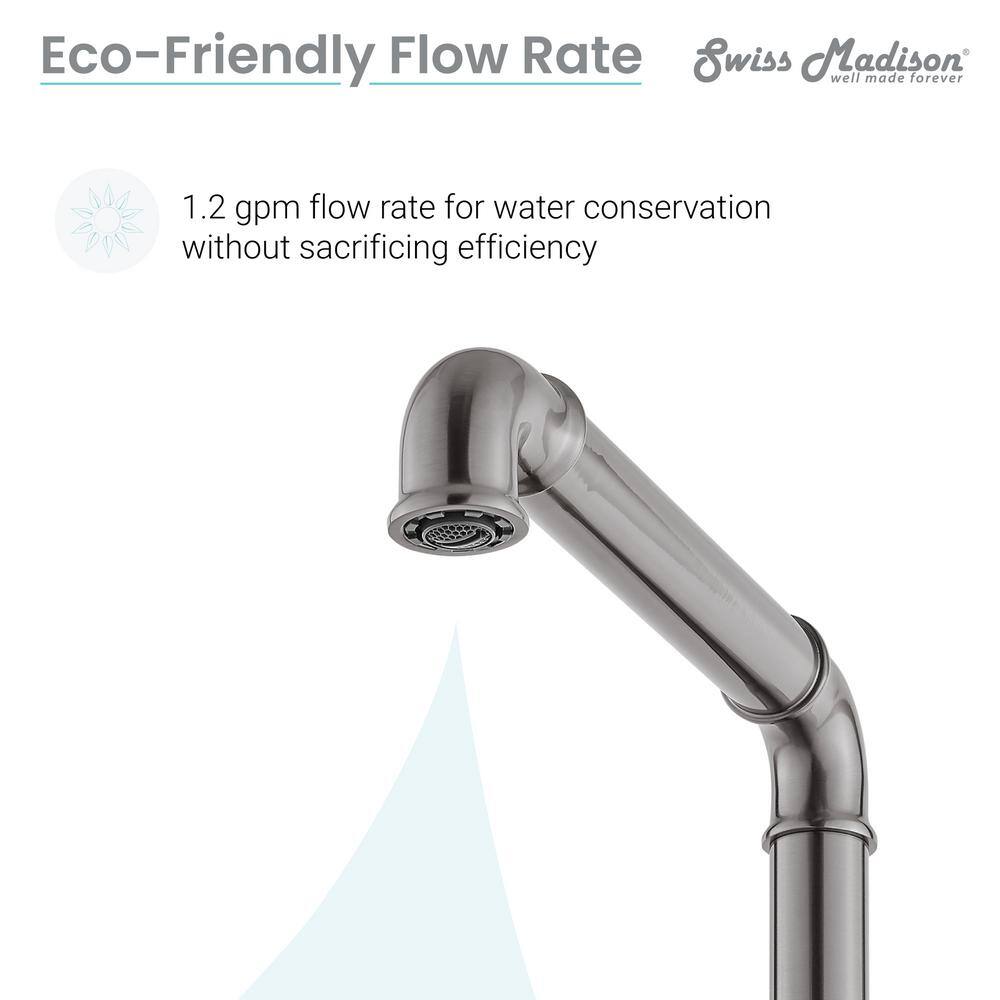 Avallon 8" Brushed Nickel Widespread Bathroom Faucet