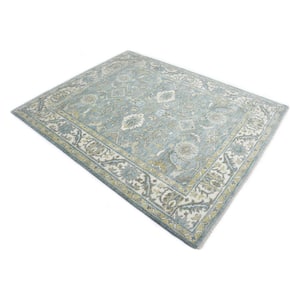 Winston Blue 3 ft. x 5 ft. Traditional Area Rug