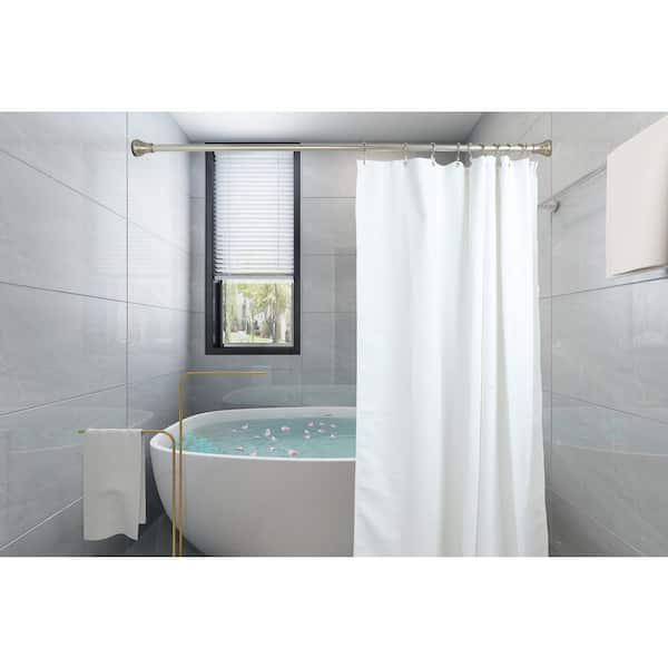 Bathroom Shower Curtain Hook Satin Nickel Silver 9064, 1 - Baker's