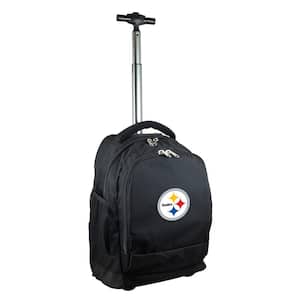 NFL Pittsburgh Steelers 19 in. Black Wheeled Premium Backpack