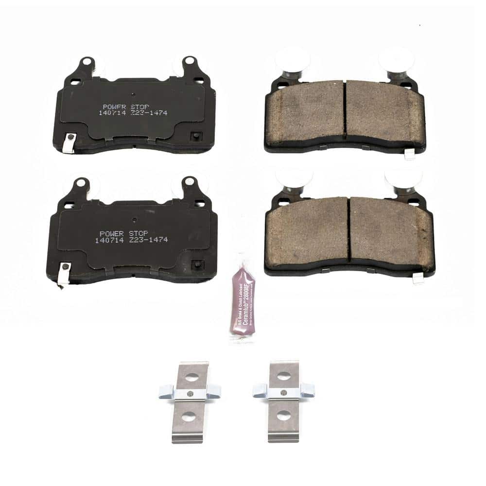 Power Stop Z23-1103 Z23 Evolution Sport Carbon-Fiber Ceramic Rear Brake Pads