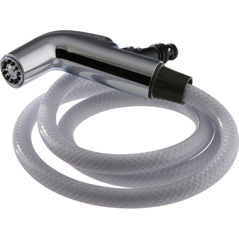 Delta Spray Hose And Diverter Assembly For Collins Faucets In Chrome Rp54235 The Home Depot