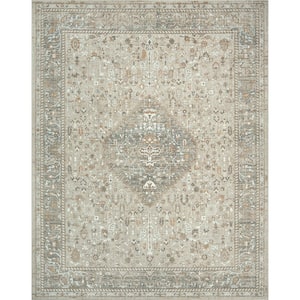 Royal Heritage Taupe 8 ft. x 10 ft. Area Rug